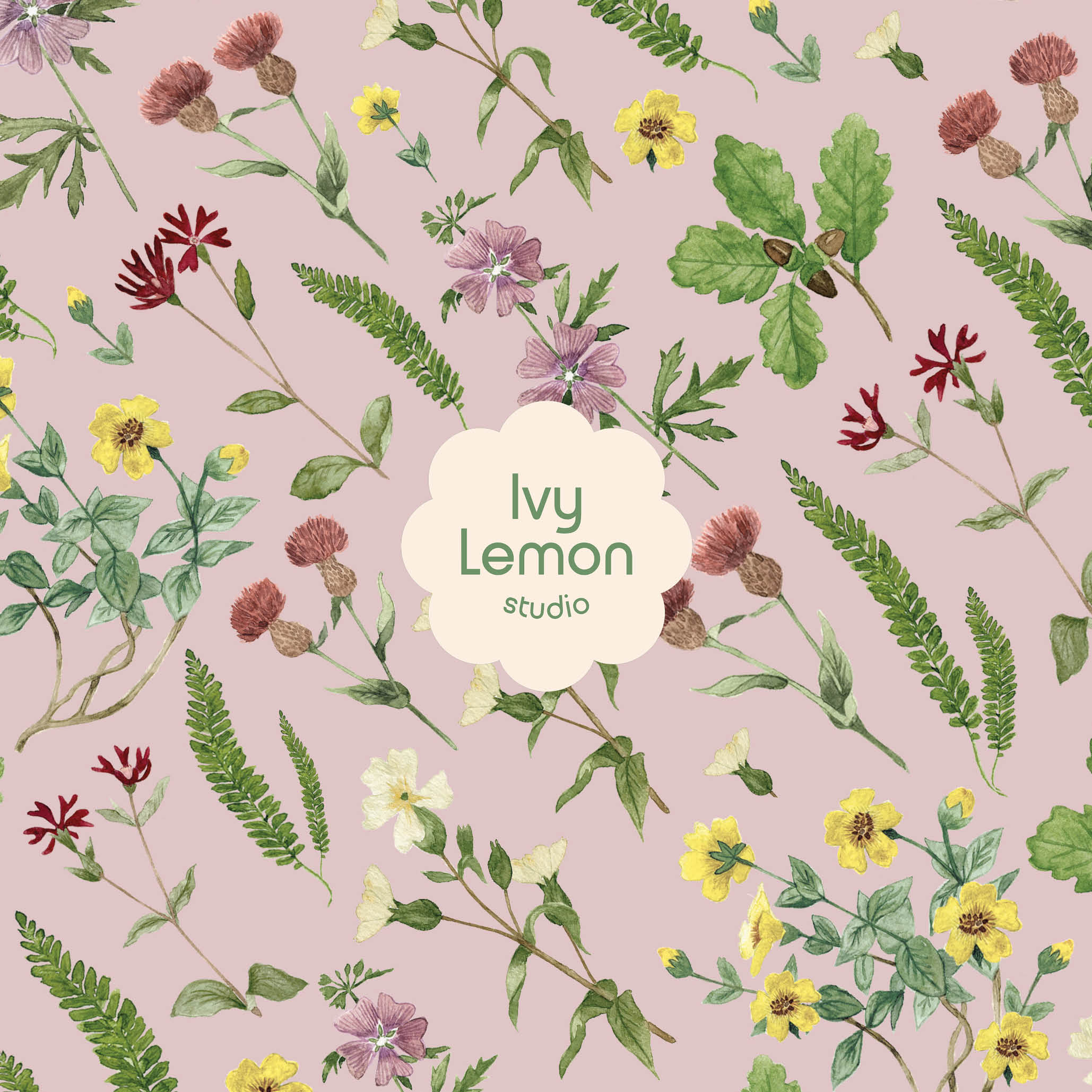 Agatha Watercolour Pattern