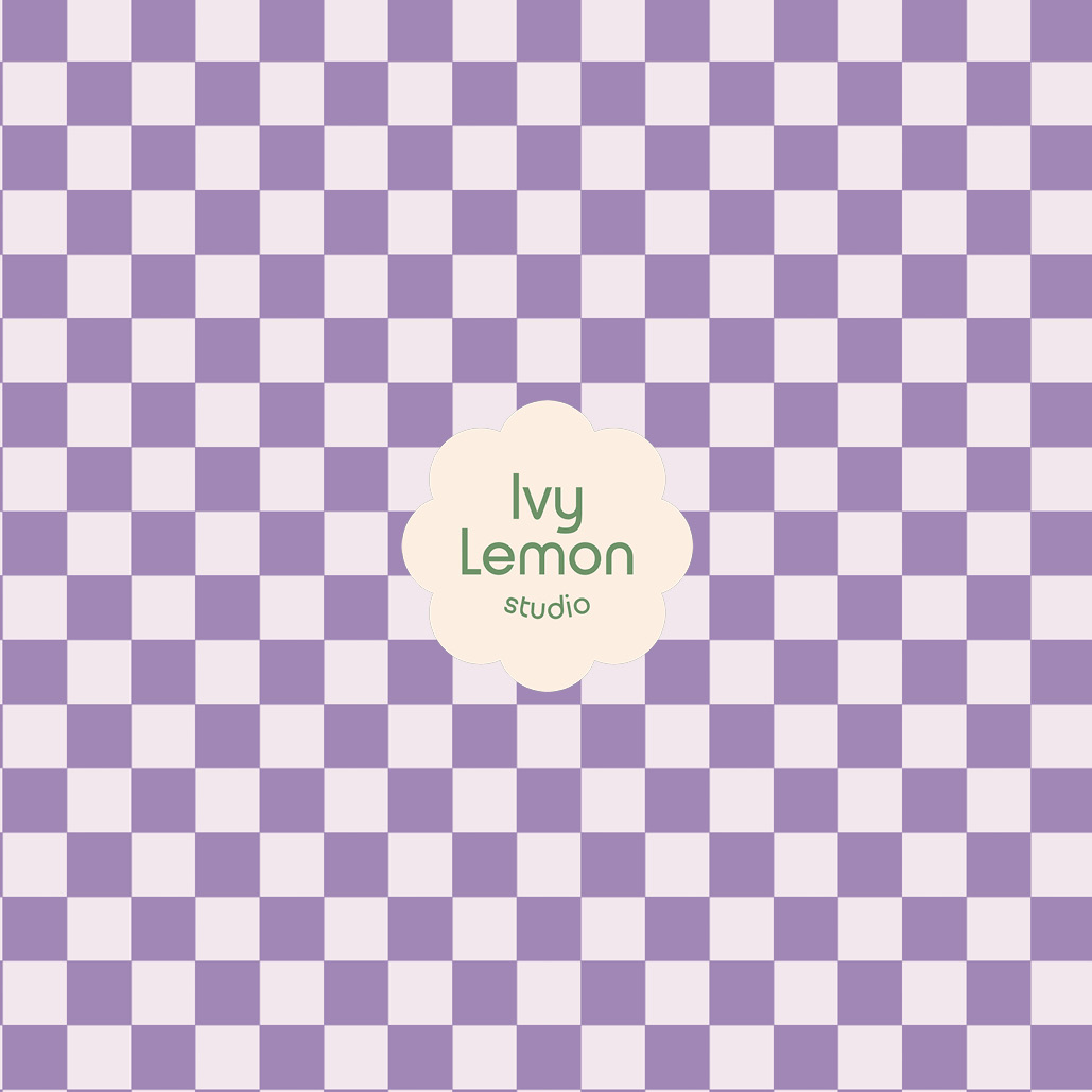 Coralie Checkerboard Pattern